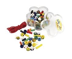 Rayher 7528049Â Rocailles de Mix Enchufe de Confeti con Hilos de Goma, 40Â g, gemisc