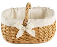 Franz Müller 50350 19 - Cesta de Mimbre con Tela