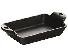 Lodge Fuente Rectangular Cocina y Mesa Mini 0.3L INLODGE.HMSRC, Inoxidable, Negro