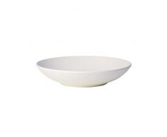 Villeroy & Boch Manufacture Rock Cuenco llano, 1.1 litros, Porcelana Premium, Blanco