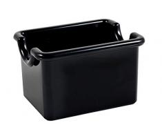 Garnet American Nero-1 pz Azucarero, PlÃ¡stico, Negro