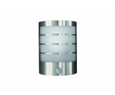 Philips myGarden Calgary - Aplique con sensor, LED, 12 W, iluminación exterior, 230 V, IP44, E14, color gris