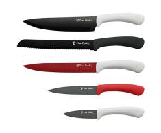 Pierre Cardin Q2212 Set de Cuchillos, Acero Inoxidable, Multicolor, 38.5x26.5x3.5 cm