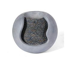ZenLight SCFR19-C3 - Fuente de polirresina, Gris, 31 x 30 x 37 cm