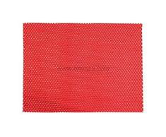 Decor Line - 1740167, Alfombra Multiusos Confecciona, 43 X 32 Cm, Tubulo, Softy Confeccionado, Rojo