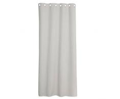 Levivo - Cortina térmica Opaca/Cortina de oscurecimiento (Ojales metálicos, 245 x 135 cm Aprox.), Crema