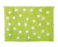 Aratextil Eden Alfombra Infantil, Algodón, Pistacho, 120x160 cm