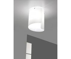 Selene - Plafón de papel de 70 W, color blanco brillante