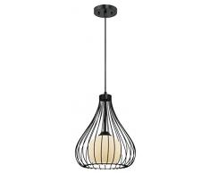 Westinghouse Lighting LÃ¡mpara de Techo Colgante de 1 Luz E27, Negro Mate, 173 cm