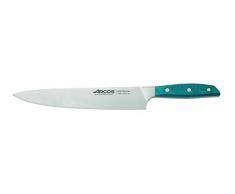 Arcos 190823 Series Brooklyn-Chef Cuchillo de nitrum forjado de acero inoxidable 250 mm (9.84 pulgadas) â Mango MI Carta color azul (hoja de seda), y plÃ¡stico