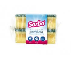 Sorbo 79439 Esponja para Estropajo, Viscosa, Multicolor, 7 x 12 x 9 cm, 2