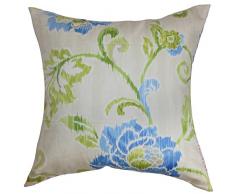 La Almohada Collection Jarrah para cojÃn, diseño de Flores, Color Azul