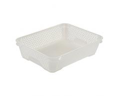 keeeper Mini Cesta, DIN A5, 26,5 x 20 x 7 cm, Mirko, Transparente