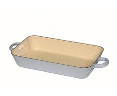 Riess 0046-006 Classic-Household Items Color/Pastel Rectangular Bandeja para hornear, DiÃ¡metro-33/20, Azul