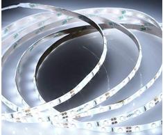 Led Atomant Rollo de 5 Tira Metro A 24V, 4800 LM, Diodo 5630 5M 60 Led/M, Alta Luminosidad, Blanco Calido 3000K, 18 W, Potencia 18w/m