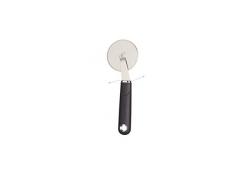 KitchenCraft MasterClass Cortador de Pizza con Mango ErgonÃ³mico, Acero Inoxidable, 19,5 cm - Negro
