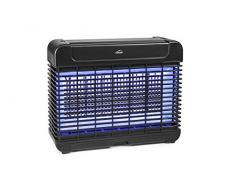Lacor 39126-Matamosquitos eléctrico Luce, 11 W, 16 lámparas, Negro, Área de protección: 150 m2