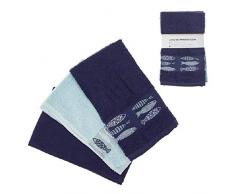 DCASA Juego 3 Referencia DC Paños y Toallas de Cocina Textiles del hogar Unisex Adulto, Color, 50x50x0