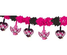 Amscan - Guirnalda pirata rosa y negra