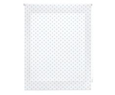 Blindecor Stars Estor Enrollable, Tela, Blanco con Estrellas Celeste, 140 x 180 cm