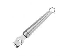 Westmark Raspador de limÃ³n/raspador de cÃ¡scaras con cuchillo de estriar, Longitud: 17, 5 cm, Acero inoxidable, Glory, Plateado, 18302270