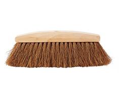 Perfetto Eco - Escoba Sunset de Fibra de Coco y Base de Madera Natural, 33Â x 3,5Â x 11,5Â cm