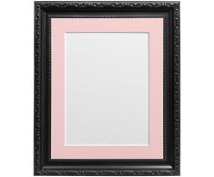 FRAMES BY POST Marco de Fotos, Estilo Shabby Chic, plÃ¡stico, Negro, 14 x 11 Inches Image Size A4