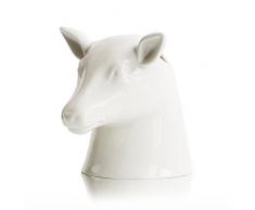 Suck UK Organizador de cocina de ciervo, color blanco