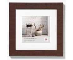 Walther Home Holzr. 020X020 Nussbaum Marco de Fotos, Madera, Nuez, 20 x 20 cm