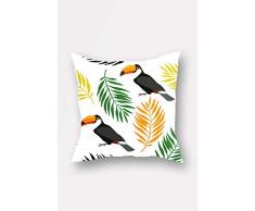Lulu Home - Funda de Almohada, Multicolor, 45 x 45 cm