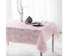 DOUCEUR DINTERIEUR Mantel Rectangular 150 x 240 cm, poliÃ©ster Estampado lifette Rosa