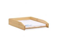 Relaxdays Dokumentenablage, stapelbar, DIN A4 Papier, Büro, Schreibtisch, Briefablage aus Bambusholz, 6x25x33 cm, Natur Bandeja de Correo, Apilable, Organizador de Escritorio, Bambú, Marrón