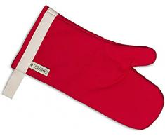 Le Creuset Guante de horno con manga extralarga, Talla única, Rojo , Algodón