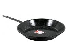 Esmaltaciones La Estrella Jaspeada - Sartén llana bordoneada, 32 cm