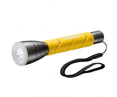 Varta Linterna LED 5 W, IPX4, 2 Pilas AA incluidas, Amarillo