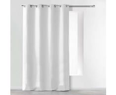 Douceur dIntÃ©rieur Absolu - Cortina con Ojales (140 x 280 cm, 280 x 140 cm, Microfibra, Lisa, poliÃ©ster), Blanca