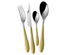 Bugatti Desingner Cubiertos Cebra Color Amarillo, Material: Preciosos AHL 18/10, SP? Apto hlmaschine