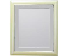 Frames by Post Marco de Fotos, plástico, Crema, 16 x 12 Image Size 12 x 10 Inch