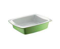 Berndes Molde para Horno, con Revestimiento de cerámica, Verde, 32 x 25 cmhellgrün/weiÃ