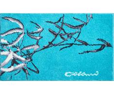 Grund Alfombra de Baño de Diseño COLANI, Ultra Suave y Absorbente, Antideslizante, 5 Años de GarantÃa, Colani 23, Alfombra de Baño 70x120 cm, Turquesa