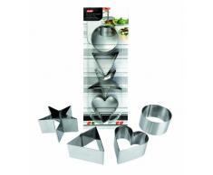 Ibili 716060 - Set 4 cortapastas Inox