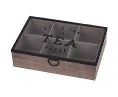 BigBuy Home Caja de Te LetÂ´s Take A Break, Multicolor, Talla Ãºnica