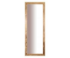 MO.WA Espejo pared con Marco de Madera Abeto CM. 56x147 | Espejo Grande rÃºstico Vintage | Made in Italy | Gran espejo de cuerpo entero vestidor pasillo | Espejos modernos