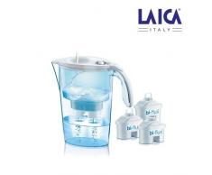 Laica Kit de Jarra Stream Blanca + 3 filtros, Pack