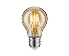 Paulmann 28714 lámpara LED filamento AGL 4,7 vatios bombilla oro 2500 K dorado E27, 4.7 W, 1 Stück (1er Pack)