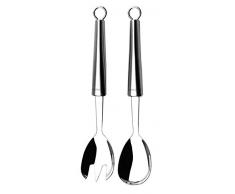 Lagostina Cucinieri Utensilios para Servir Ensalada, Acero Inoxidable, Plateado, 26 Cm, 2 Unidades