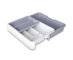 MDHAND Organizador de cajones de cocina â Organizador expandible de cubiertos/soporte para utensilios y bandeja de cubiertos con separadores de cajones para cubiertos y utensilios de cocina