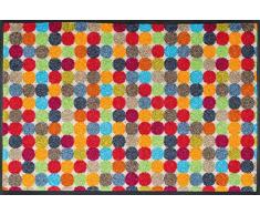 wash + dry - Alfombra Mikado Dots 50x75, Colorido