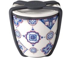 Villeroy & Boch To Go Cuenco S, Porcelana Premium/Silicona, Azul/Morado, 08 L, Azul/Indigo