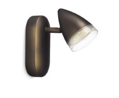 Philips myLiving Maple - Aplique, 1 foco LED, iluminación interior, color bronce